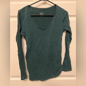 Isabel Maternity by Ingrid & Isabel Long Sleeve Tee - Green